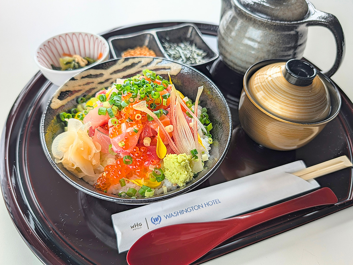 木更津魚市場直送メニュー 海鮮まぶし丼～特製出汁茶漬け